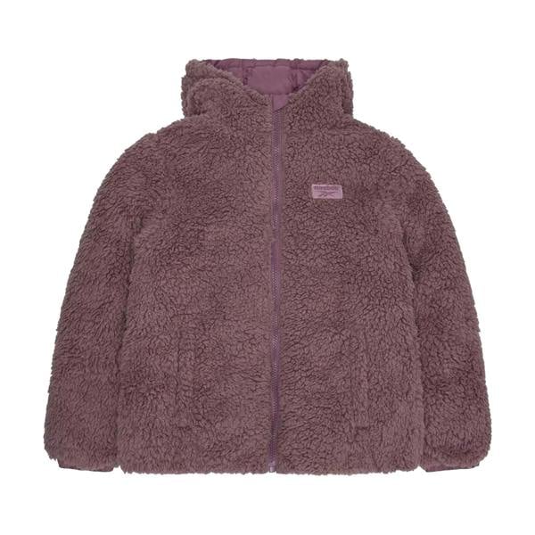 Reebok Womens/Ladies Sherpa Reversible Puffer Jacket - Dusty Rose - 