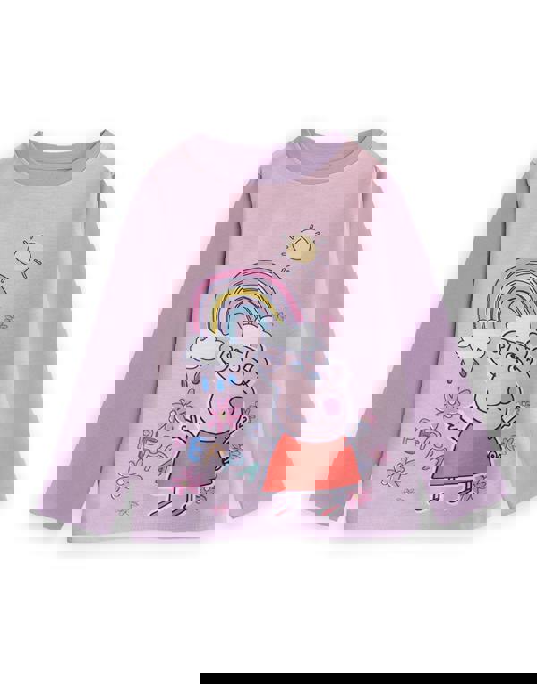 Peppa Pig Girls Multicoloured Character Long Sleeve Long Leg Pyjama Set