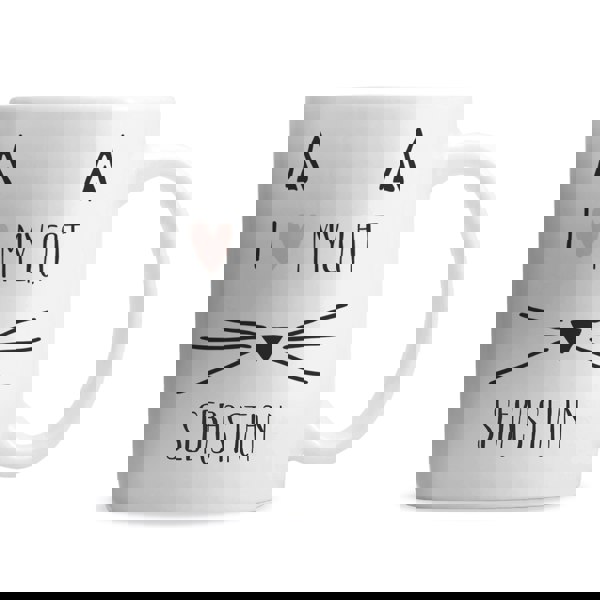 Personalised Memento Company Personalised Cat Features Mug