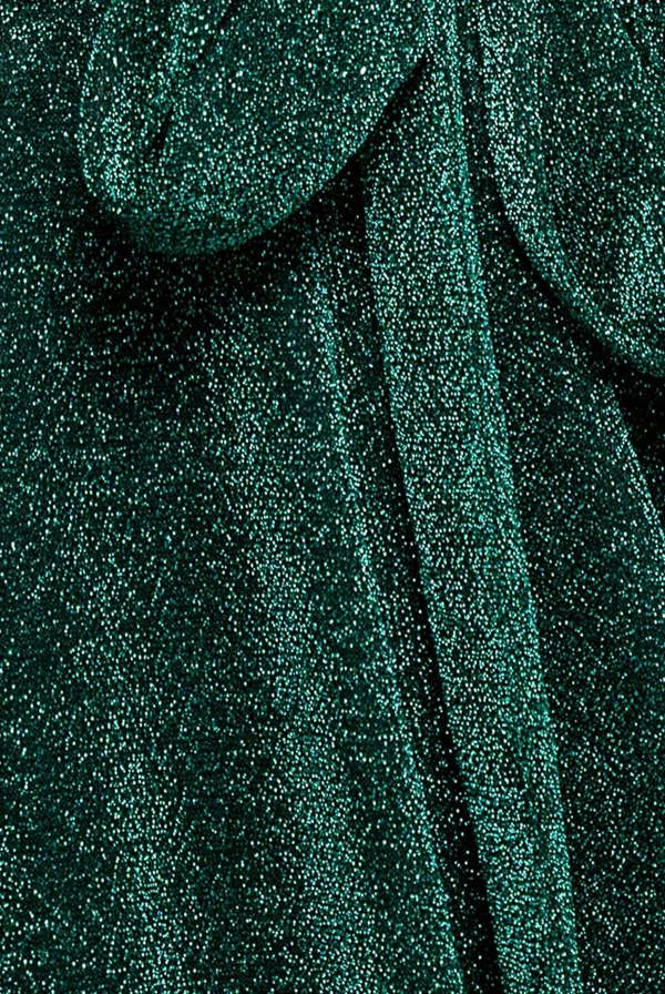 Cross Over Sleeveless Mini Skater Dress - Emerald Green DR1891BB