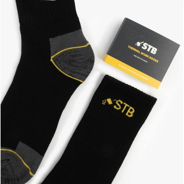 STB STB Thermal Work Socks Socks   in  Black