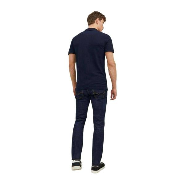 Jack And Jones Mens Basic Polo Shirt - Navy Blazer - 