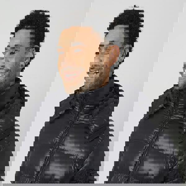 Brave Soul Black Longline Hooded Padded Puffer Jacket - Black Image 4