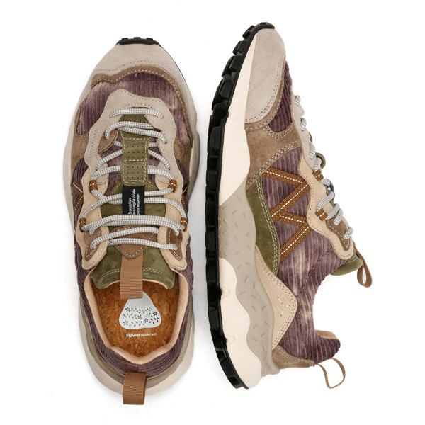 Flower Mountain Lenzan Brown/Green Trainers