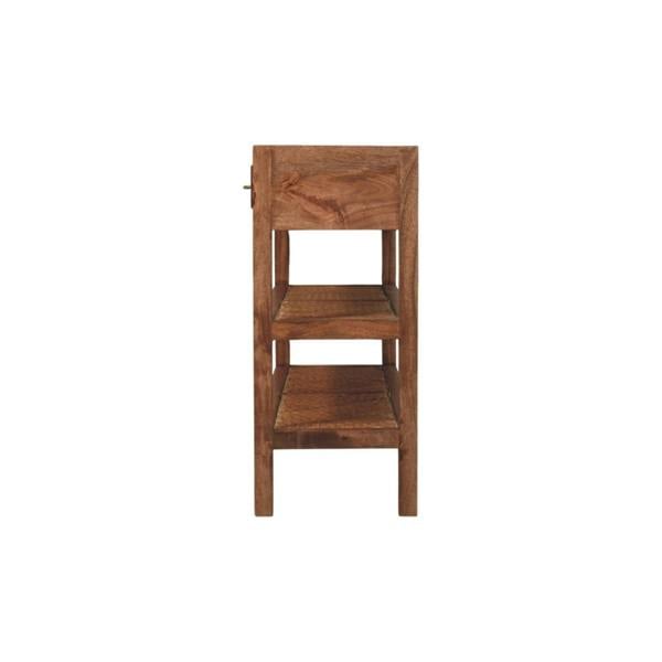 Artisan Furniture Solid mango wood Saffron Rattan Console