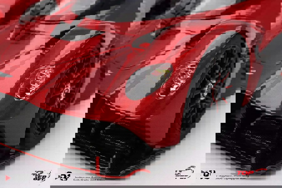 TSM Aston Martin Valkyrie Hyper Red 1:18 Scale TSM TS0539