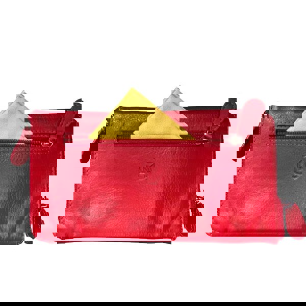 Mala Leather Double Zipped Leather Glasses Case – Holds 2 Pairs of Glasses