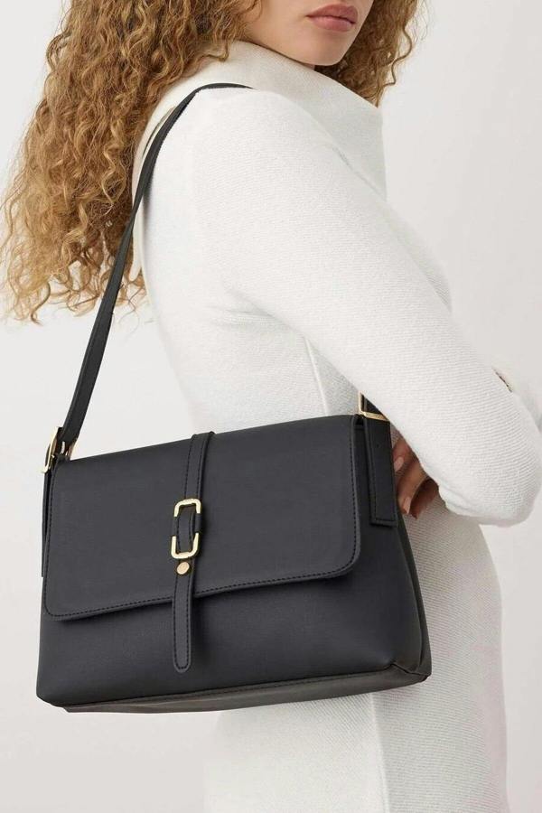 WOVCOR Women's Mini City Shoulder Bag with Metallic Details