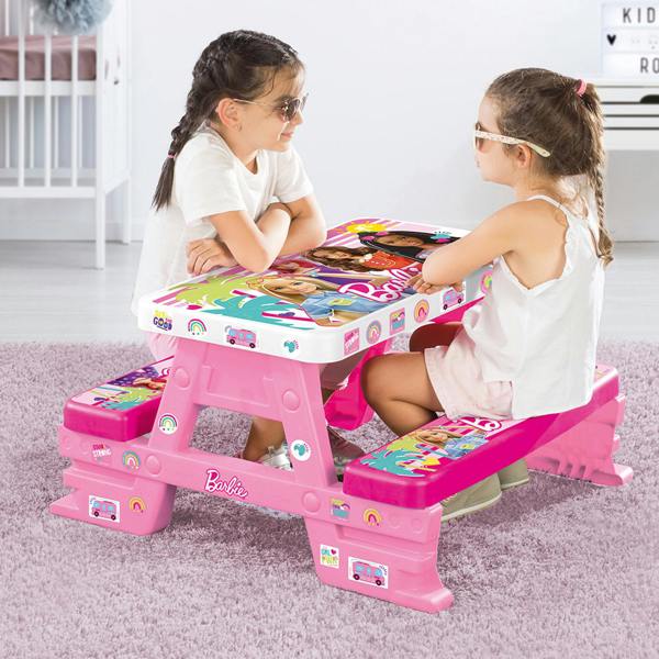 Dolu Barbie Picnic Children's Table - Pink