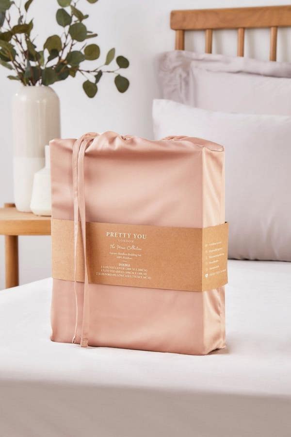 Bamboo Bedding Set in Rose Pink - Bedding