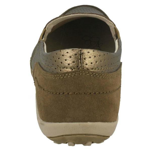 Down to Earth Ladies Down To Earth Leather Casual Shoes F80423