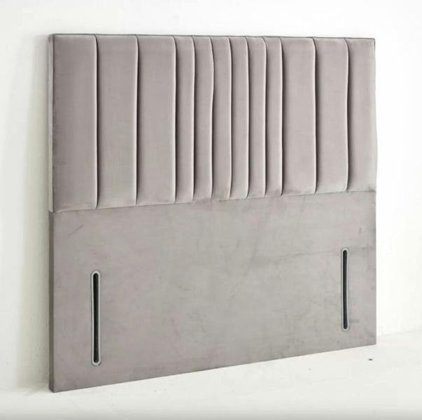 Great British Beds New Line Headboard - Silver Plush