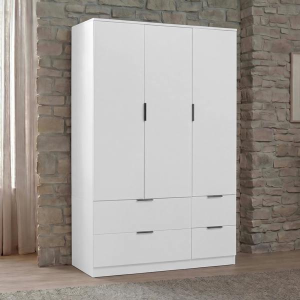 Vida Designs Trega 3 Door 4 Drawer Wardrobe