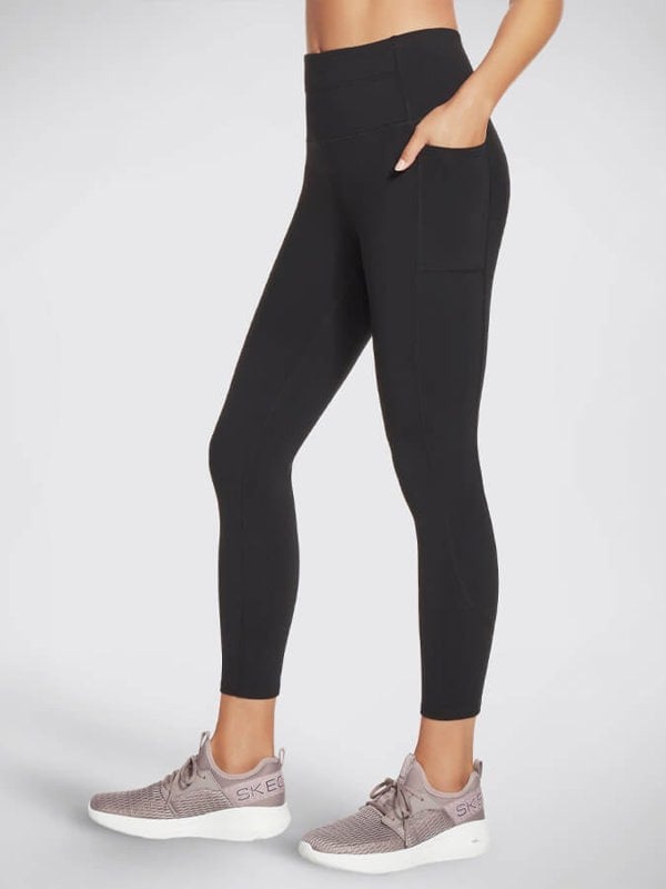 Skechers GOWALK High Waisted 7/8 Women's Leggings Black