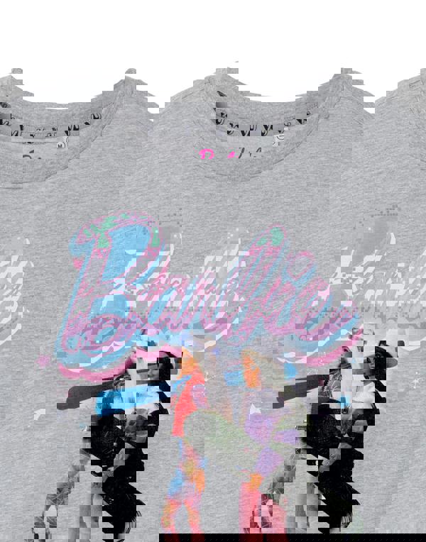 Barbie Womens Grey Merry & Bright Short Sleeved T-Shirt