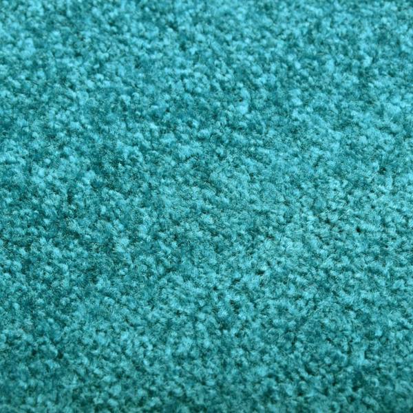Berkfield Doormat Washable Cyan 120x180 cm