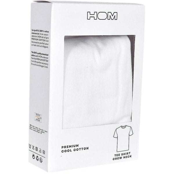 Hom Harro Mercerised Cotton Crew-Neck T-Shirt, White