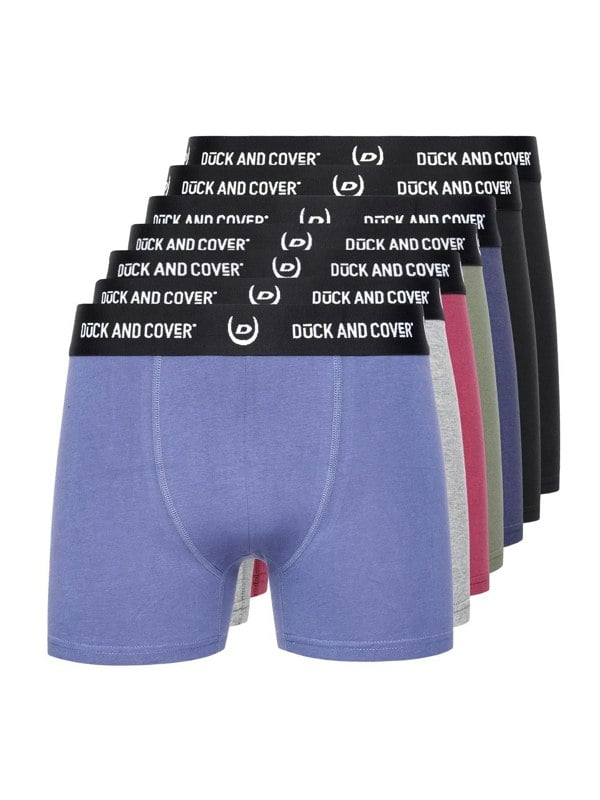 Duck and Cover Anvilli Boxers 7pk Multi