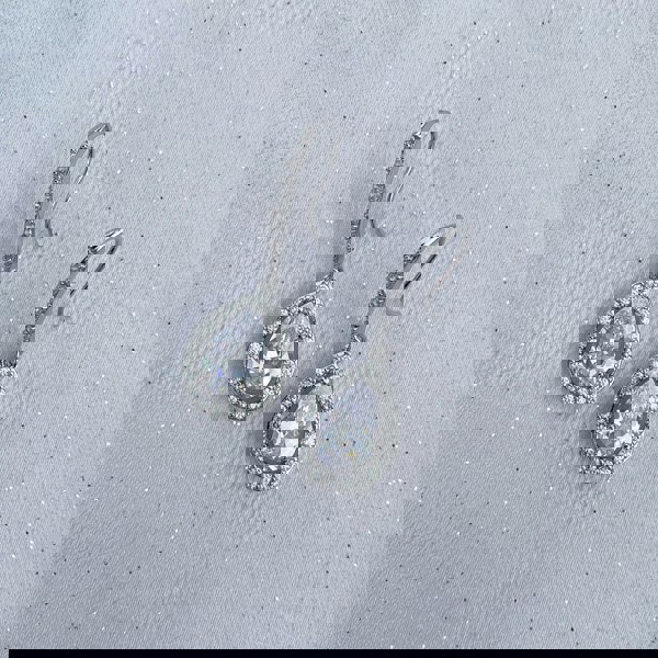 silver earrings long drop earrings wedding earrings