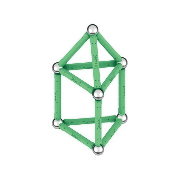 Geomag Glow Recycled Plastic Magnetic Shapes - 25 Pieces