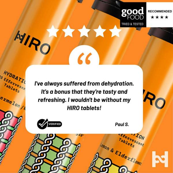 HIRO Hydration Tablets - Lemon & Elderflower (6 Pack)