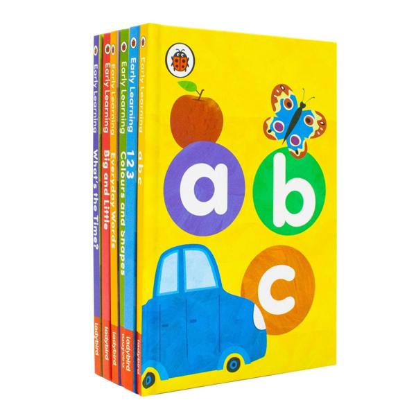 Ladybird Early Learning Library 6 Books Tuck-Box Set for Toddlers and Preschoolers
