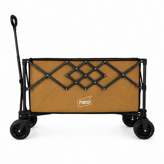 Neo Direct Neo Khaki Folding Wagon Garden Cart 138L 120kg