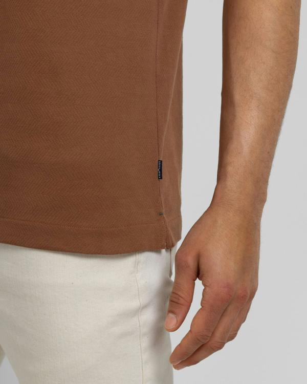 Steel & Jelly Hanbury - Herringbone Jacquard Texture T-Shirt