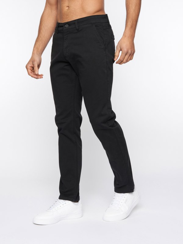 Duck and Cover Moretor Chinos Black