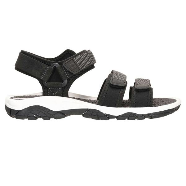 Mountain Warehouse Childrens/Kids 3 Touch Fastening Strap Sandals - Black - 