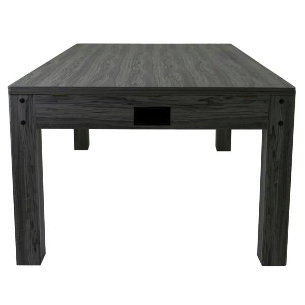 7-In-1 games table in grey featuring a sleek, textured surface and sturdy legs, ideal for versatile gaming experiences