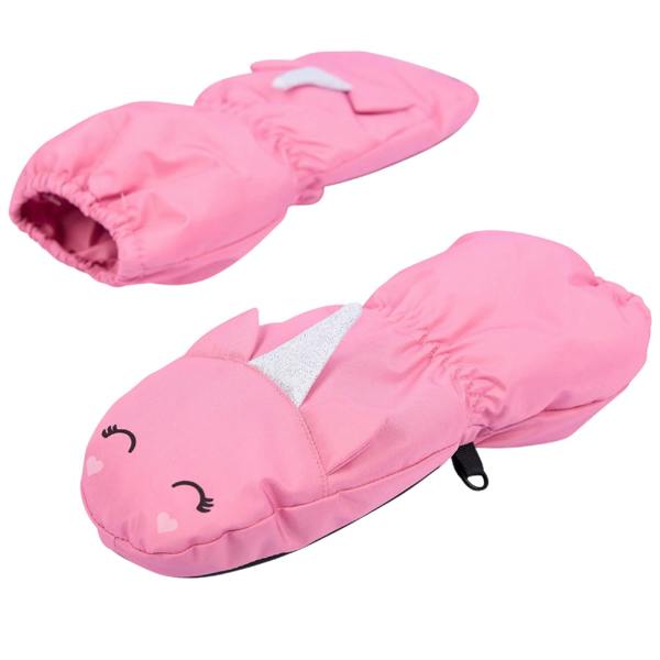 Trespass Girls Charm Ski Mittens - Pink - 