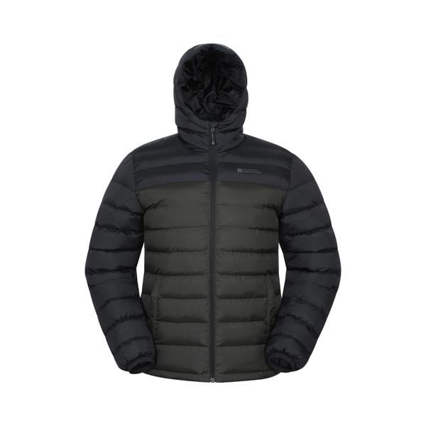 Mountain Warehouse Mens Seasons II Camo Padded Jacket - Khaki Green - 