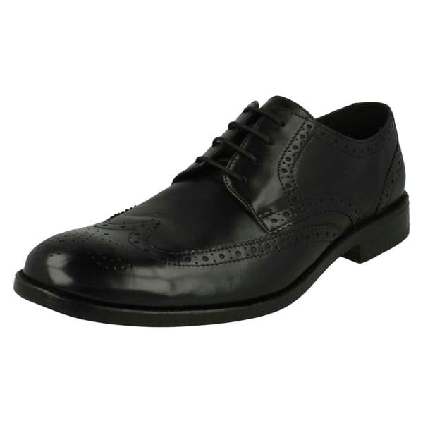 Clarks Mens Clarks Formal Brogue Detailed Shoes James Wing