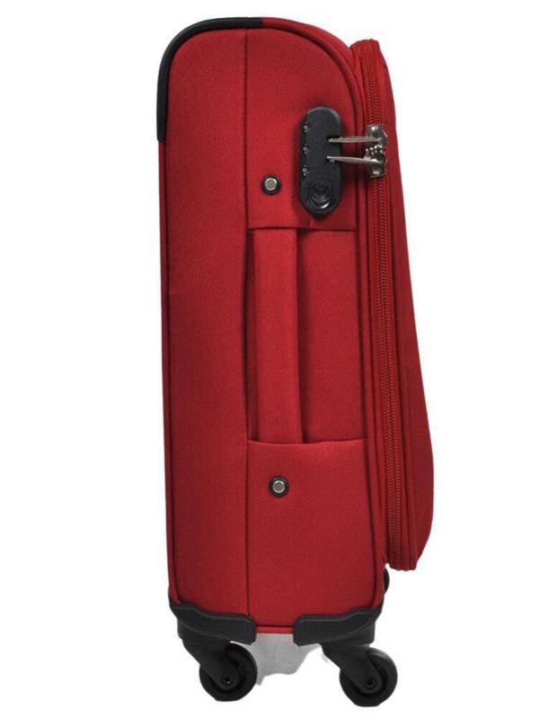 Snowball Lightweight Soft Casing Cabin Suitcase 8 Wheel Luggage Travel