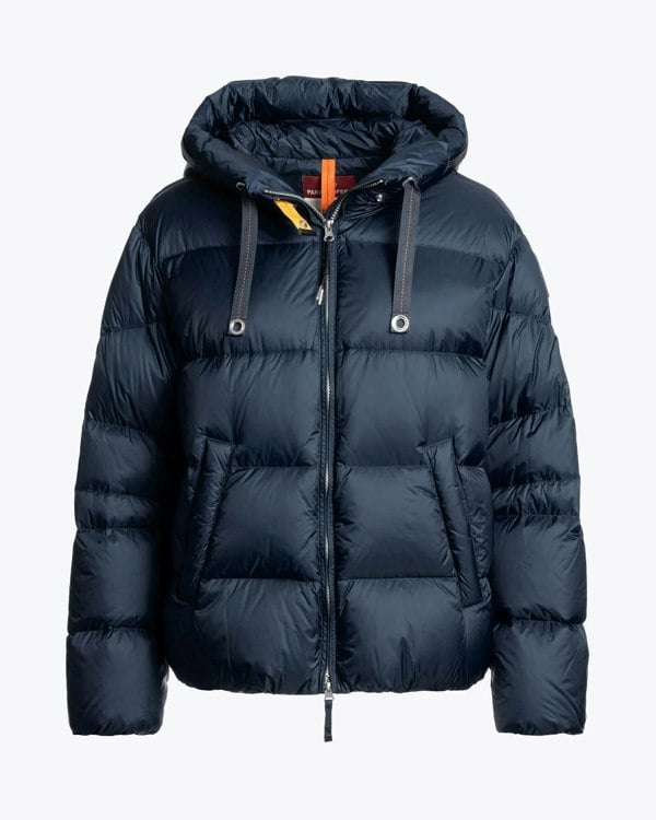 Parajumpers Tilly Womens Hooded Down Jacket - Blue Navy 316