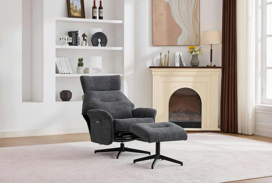 Newbridge Swivel Chair and Footstool