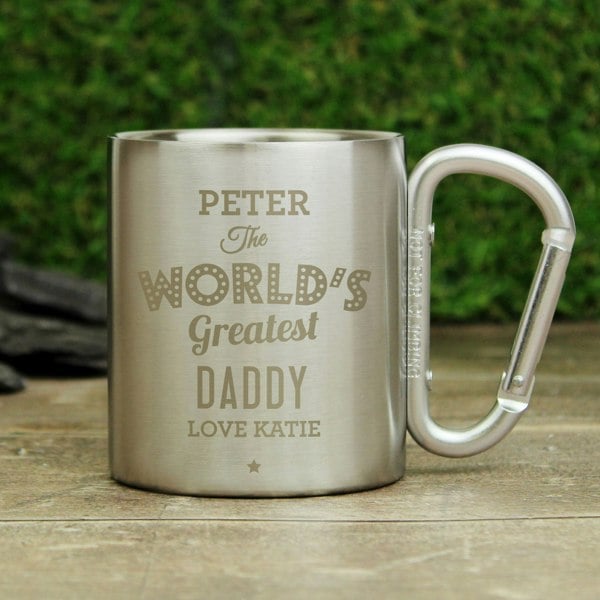 Personalised Memento Company Personalised 'The World's Greatest' Stainless Steel Mug