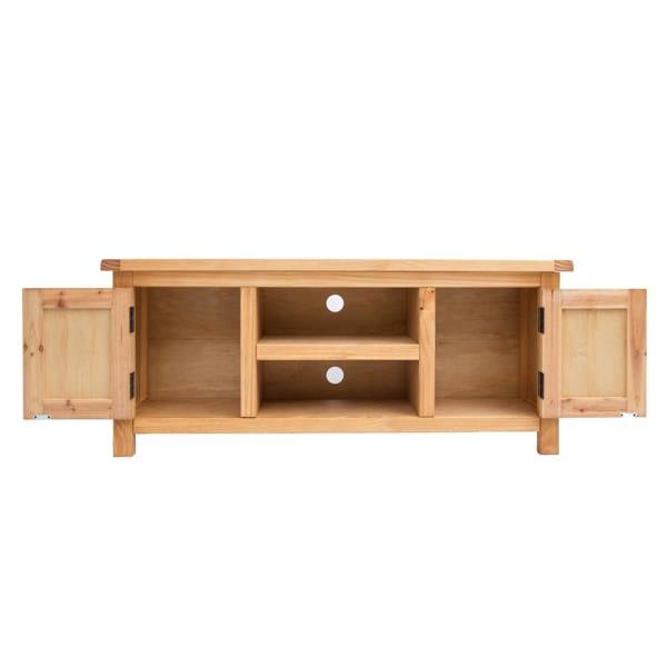 Cabinet Bits Lugo Waxed 2 Door TV Cabinet Wood Knob