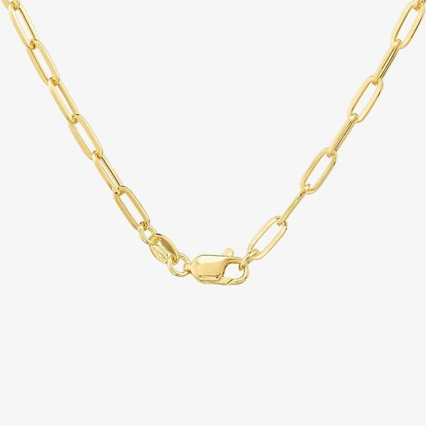 T. H. Baker 9ct Yellow Gold 18 Inch Oval Link Belcher Chain HPPC-270-9Y-18