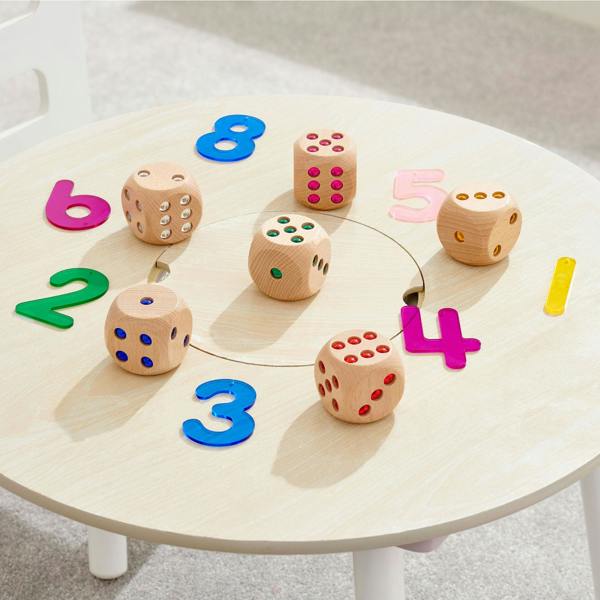 tickit Wooden Jewel Dice