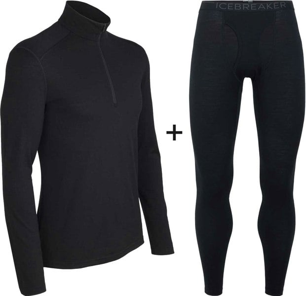 Icebreaker Men's Merino 200 Oasis Half Zip Base Layer COMBO