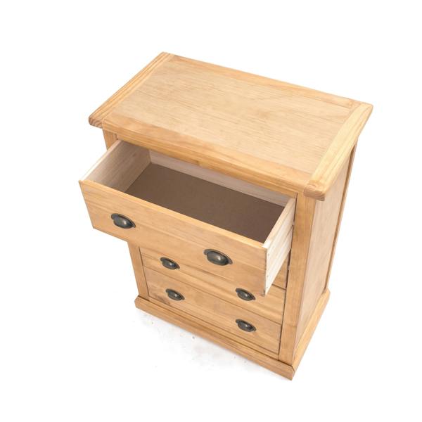 Cabinet Bits Lucca 4 Drawer Chest of Drawers Brass Cup Handle