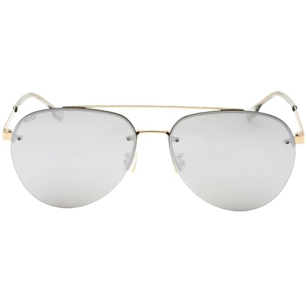 Hugo Boss Silver Lens Gold Sunglasses One Size