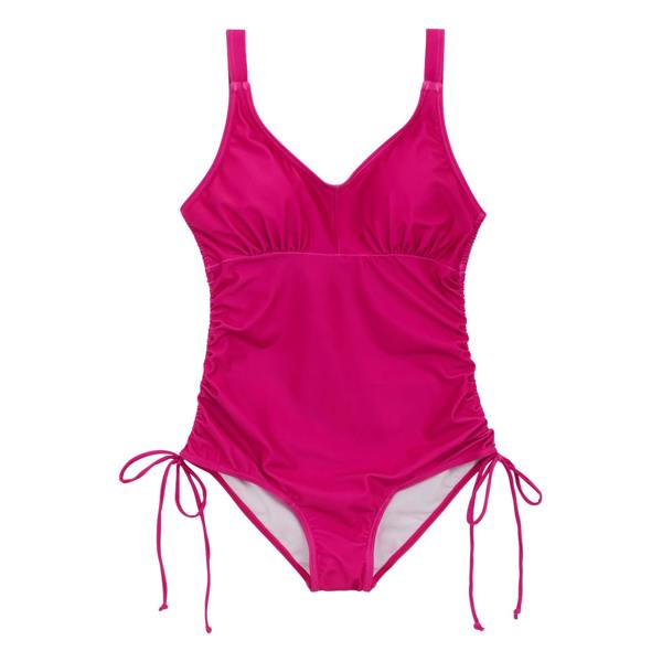 Regatta Womens/Ladies Alinae Plain One Piece Swimsuit - Pink Fusion