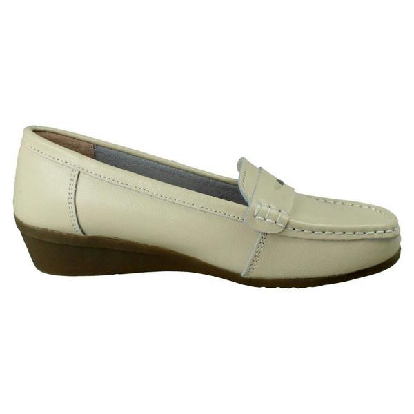 Down to Earth Ladies Down To Earth Wide Fit Wedge Heel Casual Shoes F3124