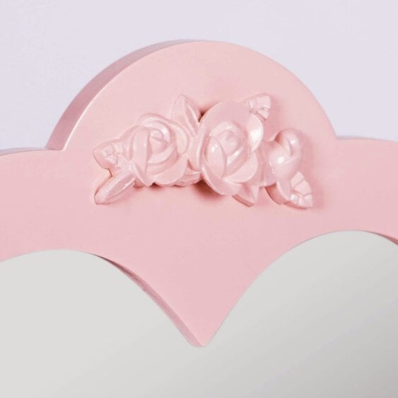 Kosy Koala Dressing Table with Heart Shaped Mirror and Stool Makeup Vanity Mirror Hollywood Table