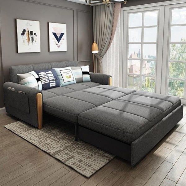 Mavis Two Seater Sofa Bed, Dark Green 205cm For Display-Weilai Concept-Weilai Concept