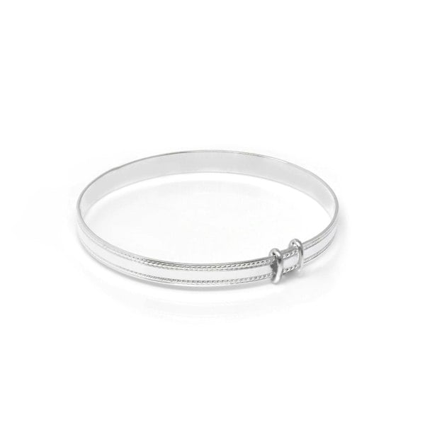 Say It With Thin Baby Bangle - Stainless Steel