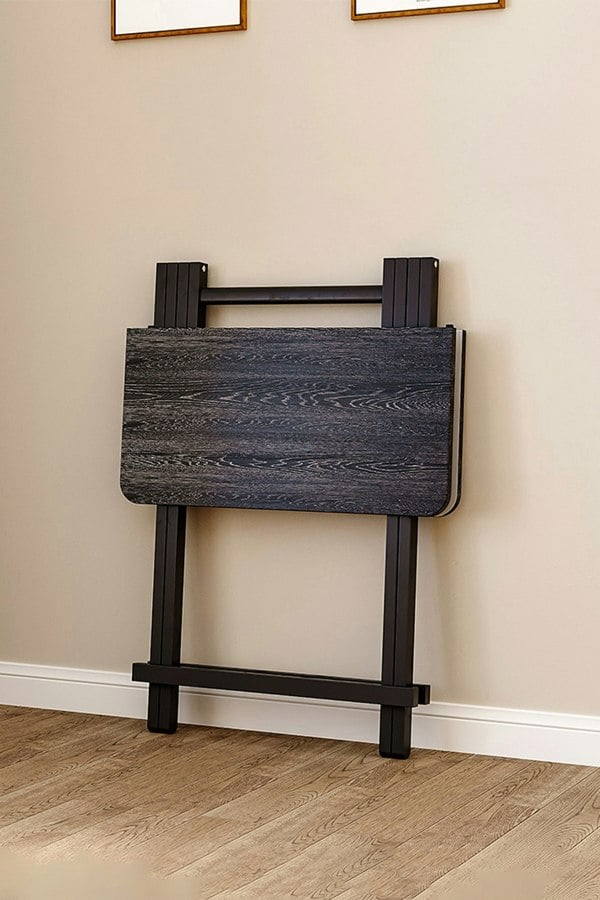 Living and Home Folding Wooden Dining Table 60x60cm